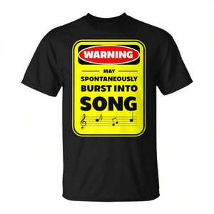 Camiseta Premium con la Aclaración: Puede Cantar Súbitamente, Categoría Camisetas Promocionales - Product Image 2