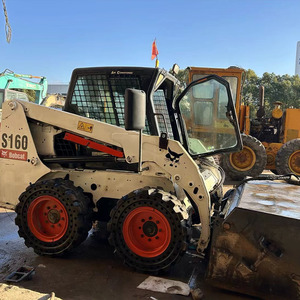 Giá Rẻ Giá sử dụng Nhỏ loader bobcat S130 S160 S185 secondhand Skid chỉ đạo Bộ nạp S150 với tình trạng tốt - Product Image 3