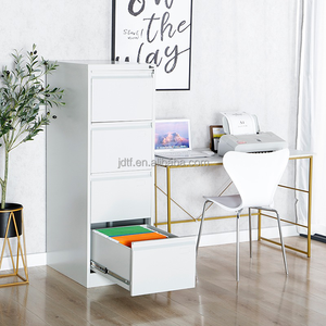 ארון תיוק מודרני עם מסגרת פלדה לאחסון קבצים חשובים ואספקה משרדית בעיצוב קומפקטי, מלוטש. - Product Image 6