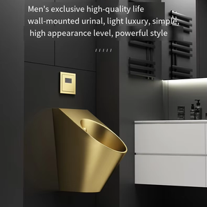 Orinatoio Automatico a Induzione in Acciaio Inossidabile di Lusso, Montaggio a Parete, Ecologico e Facile da Pulire per Ospedali, Bar, KTV - Product Image 1