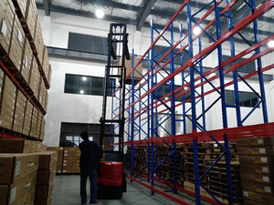 Carretilla elevadora que camina eléctrica llena <span class=keywords><strong>del</strong></span> apilador 1000kg 1500kg de la plataforma con la batería de carga - Product Image 6