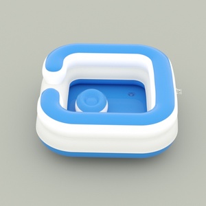 Bassin de lavage portable gonflable en PVC pour enfants alités, personnes handicapées, femmes enceintes - Utilisation intérieure/extérieure, lavage facile des cheveux à domicile - Product Image 4