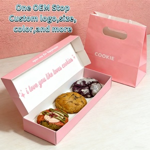 Scatola pieghevole gialla personalizzata sicura per alimenti stampa resistente OEM design scatola regalo per biscotti caffè prem - Product Image 2