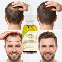 Huile de croissance capillaire 100% naturelle à la menthe et au romarin, fortifiant le cuir chevelu, marque privée, vente chaude