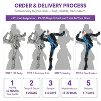 Figurine articulée Mecha Knight inspirée des jeux virals, imprimée en 3D FDM, avec articulations dynamiques, vente en gros OEM ODM