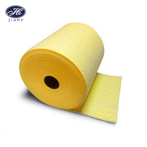 Rotoli assorbenti di colore giallo di sicurezza per la pulizia delle fuoriuscite chimiche - Product Image 2