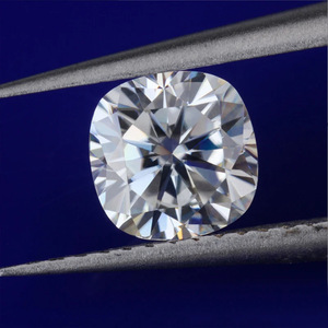 Loose Moissanite Square Cushion Cut D Color Synthetic Gemstone For Jewelry Making - Product Image 1