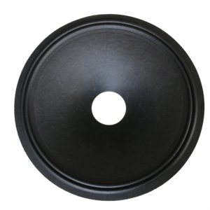 Cono de Papel para Altavoz de 12'', 15'' y 18'' con Borde de Tela, Negro, Prensado o Sin Prensar, OEM/ODM, Audio Profesional - Product Image 1
