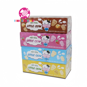 OEM ODM personalizado afrutado tableta <span class=keywords><strong>caramelos</strong></span> Halal dulces pequeña vaca leche seca caramelo forma de paleta leche yogur prensa tableta caramelo - Product Image 6