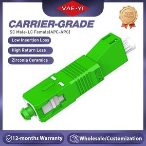 Adaptador de Fibra Óptica Monomodo 9/125um, Convertidor SC/APC Macho a LC/APC Hembra, Híbrido DIMAN SC-LC QSFP, Modelo para Aplicaciones FTTH - Product Image 2
