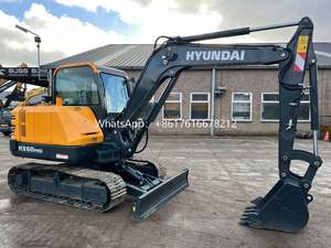 Miniexcavadora Hyundai HX60PRO de 5 Toneladas, Motor Yanmar, Bomba de Engranajes, Equipo de Construcción de Segunda Mano - Product Image 3