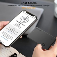 Localizador de Llaves con Certificación MFI, Mini Localizador de Mascotas Resistente al Agua, Rastreador GPS con Seguimiento Satelital en Tiempo Real para la Aplicación Apple Find My