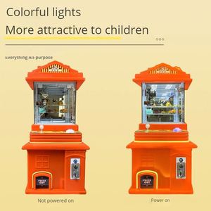 Máquina de garras pequeña operada con monedas, mini grúa de garras, juego de arcade para niños - Product Image 4