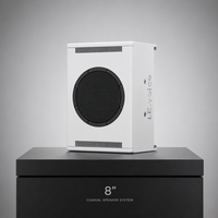 Haut-parleur coaxial bidirectionnel I.EVOICE de 8 pouces, haute fidélité, pour montage au plafond, audio domestique, prise en charge OEM/ODM, logo personnalisé, flexible