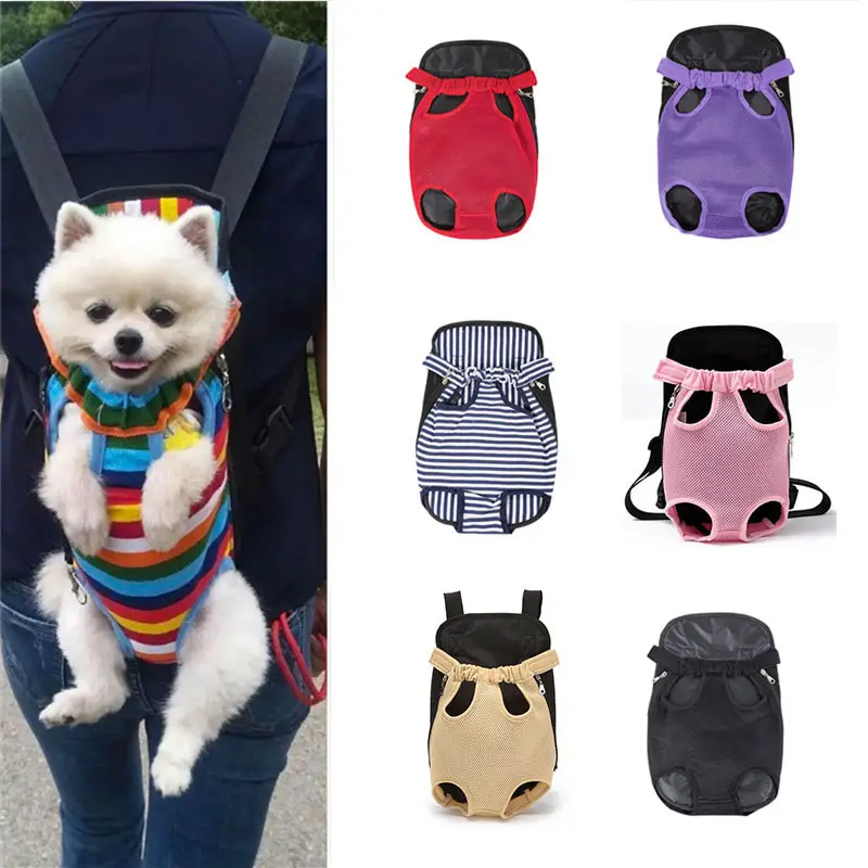 Pet Factory Accessories Adjustable Folding Airline Approved Front Small Dog Sling Cat Puppy Travel Backpacks Bag Pet Carriers