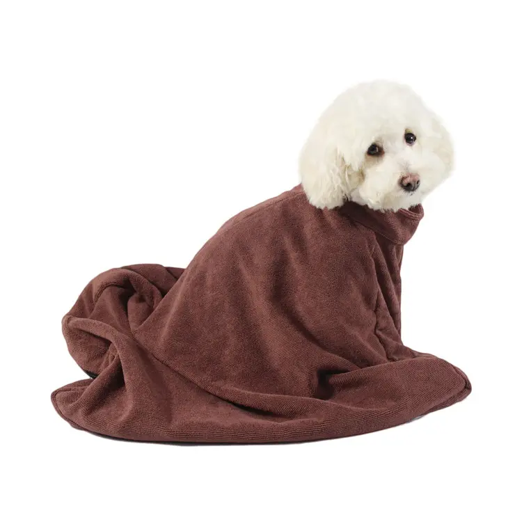quick drying bath towel clothes small medium large dog cat pet bathrobe