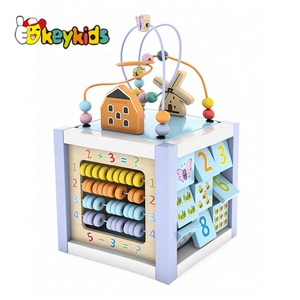 Il nuovo design educativo <span class=keywords><strong>Montessori</strong></span> gioca il cubo di apprendimento delle attività in legno per il bambino W11B286 - Product Image 2