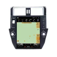 Para Toyota Prado 2010-2013 Radio unidad de dispositivo doble 2 Din Quad Octa-Core Android estéreo de coche navegación GPS Carplay