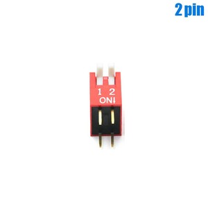 สวิตช์ DIP ระยะห่างขา 2.54 มม. |   1 2 3 4 5 6 7 8 9 10 12 ตำแหน่ง (P) สวิตช์รหัสสีแดงสีน้ำเงิน |   แผงวงจรไอซี |   RoHS - Product Image 4