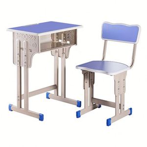 Bureau d'enseignant scolaire à <span class=keywords><strong>prix</strong></span> promotionnel, bureau et chaise d'université confortables pour étudiants avec tablette d'écriture - Product Image 2