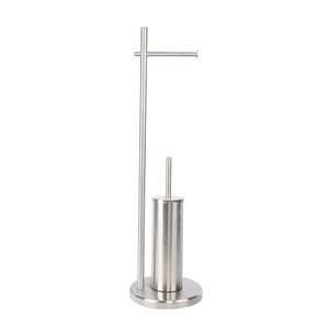 Durevole supporto da pavimento <span class=keywords><strong>scopino</strong></span> <span class=keywords><strong>e</strong></span> <span class=keywords><strong>porta</strong></span> <span class=keywords><strong>carta</strong></span> Set bagno semplice acciaio <span class=keywords><strong>porta</strong></span> <span class=keywords><strong>carta</strong></span> <span class=keywords><strong>igienica</strong></span> con supporto per <span class=keywords><strong>scopino</strong></span> wc - Product Image 2