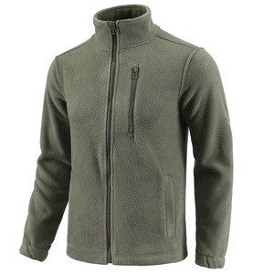 Tùy Chỉnh Thiết Kế Bán Buôn Người Đàn Ông Của Áo Khoác Ngoài Trời Chiến Thuật Lông Cừu Áo Khoác Mùa Đông Ấm Áp Windproof Áo Cho Đi Bộ Đường Dài Săn Bắn Đứng Cổ Áo - Product Image 2