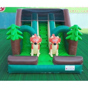 Castillo Inflable Comercial de PVC para Interiores/Exteriores, Combinación de Tobogán y Trampolín, 6x4x5M, Aventura, Personalizado por Fábrica QY, Venta Caliente - Product Image 3