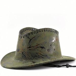 2025 New Arrival Vegan Suede Leather Cowboy <b>Hat</b> Beach Travelling Fashion Dress Short Brim Fedora <b>Hat</b> - Product Image 4
