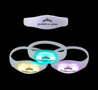 Bracelets LED pour événements, concerts, lumière DMX, contrôle avancé, bracelet personnalisé activé par le son