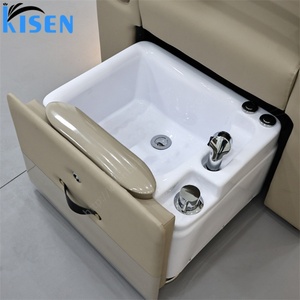 KISEN Luxury Pedicure Chair with Massage Chair Foot Spa Pedicure Chair Reclining Durable Pipeless for Beauty Salon Nail Salon - Product Image 5