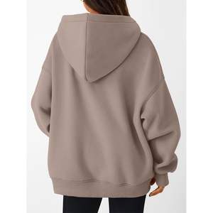 เสื้อฮู้ดคอวีทรงหลวมสำหรับผู้หญิงราชินีเสื้อฮู้ดแขนยาวแบบ3D เสื้อสวมหัวทรงหลวมไซส์ใหญ่พิเศษสำหรับฤดูใบไม้ร่วง2025 - Product Image 2