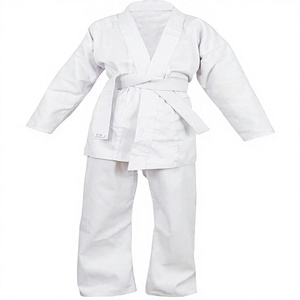 Uniforme de Karate Blanco, Poliéster/Algodón 240g, Duradero, Secado Rápido, Transpirable, Corte Regular, Unisex, Adulto - Product Image 3