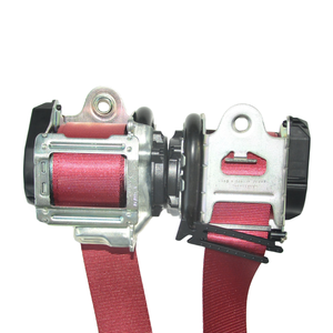 81 D857805A Universeller verstellbarer 3-Punkt-versenkbarer Auto-Rücksitz gurt Rot für Audi Q2L - Product Image 3