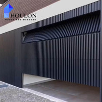 Porte de garage sans cadre en verre trempé et aluminium, design populaire, qualité supérieure, très demandée, pour usage commercial