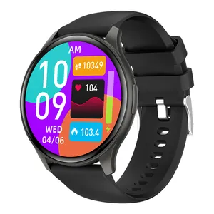 Hot Selling Zw60 Amoled Scherm Smart Watch Met Hartslagmeter Horloge Wekker Afstandsbediening Kalender Call Herinnering