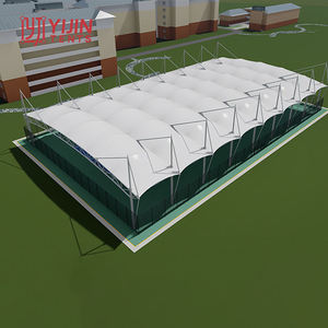 Techo de Estructura Tensada de Tela PVDF para Canchas de Baloncesto y Tenis, Cubierta Arquitectónica de Membrana Tensada, Carpa de Techo - Product Image 4