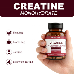 แคปซูลครีเอทีนโมโนไฮเดรต OEM/ODM แบรนด์ส่วนตัว วิตามินบี 12 บี 6 สำหรับผู้ใหญ่ 60 แคปซูล อาหารเสริมเพิ่มพลังงานสำหรับคนทานมังสวิรัติ 2 แคปซูลต่อหน่วย - Product Image 4