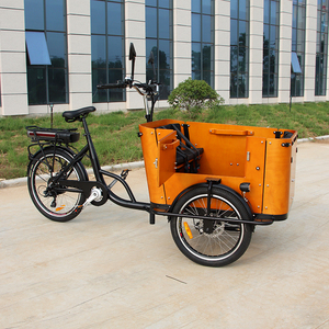 Vélo cargo électrique à 3 roues et 4 places pour adultes et personnes âgées, idéal pour transporter des enfants, des chiens ou des courses - Expédition depuis l'entrepôt européen - Product Image 2
