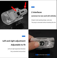 Projecteur de logo LED pour portière de voiture, lumière fantôme pour Toyota 4 Runner Avalon Camry Highlander Land Cruiser Prius Venza, éclairage de marchepied