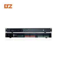 Procesador de audio digital de 8 entradas y 8 salidas con pantalla, sistema de gestión de audio DSP para PA profesional