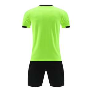 เสื้อฟุตบอลสีดำสำหรับผู้ชายเสื้อฟุตบอลงานปักโลโก้ - Product Image 6