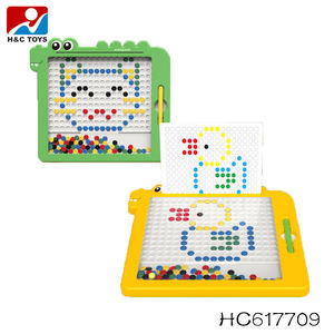 Tablette de peinture magnétique éducatif <span class=keywords><strong>magpad</strong></span> dot perle colorée planche à dessin magnétique jouet pour enfants - Product Image 6