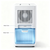 Ventilateur rafraîchisseur d'air, ventilateur de climatisation domestique, télécommande intelligente, ventilateur électrique silencieux et lumineux, petit ventilateur de refroidissement portable