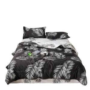 Hot Selling Cooling Bedding Lightweight Cooling Blanket Bedding Set Summer Brushed Printed Breathable Refreshing Sleep Quilt