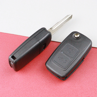 Boîtier de clé télécommande pliable à 2 boutons pour Chery Tiggo, Tengo, Fulwin2, Cowin 3, 5, Easta, Cielo, Chance, A3, A5, A13, M11, E5