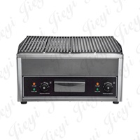 Barbecue à gaz avec contrôle de température réglable, plaque de cuisson antiadhésive côtelée, garde les jus et les saveurs, OEM ODM