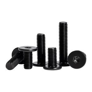 Tornillos Torx de Cabeza Plana Baja de Acero Inoxidable 304 con Óxido Negro, Tornillos de Cabeza Pequeña de Perfil Bajo Ultra Delgado <span class=keywords><strong>M2</strong></span> <span class=keywords><strong>M2</strong></span>.5 M3 M4 M5 M6 M8 - Product Image 3