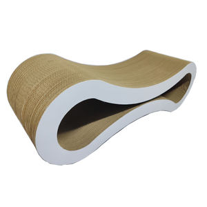 Produsen Ultimate <span class=keywords><strong>Cat</strong></span> Scratch <span class=keywords><strong>Lounge</strong></span> Modern dalam ruangan kucing Scratchers reversibel tahan lama kardus bergelombang - Product Image 6