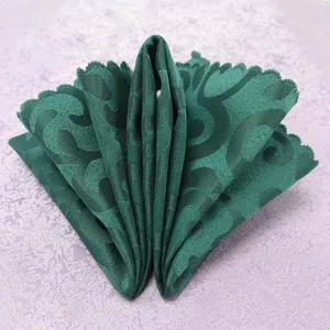 Hot Sale Polyester Fabric Wedding Dinner Table Napkin For Hotel And Restaurant