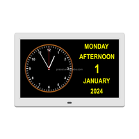 Horloge Athan facile à installer, diffusion de contenu islamique, l'horloge intelligente avec cadre d'azan affiche également la météo locale